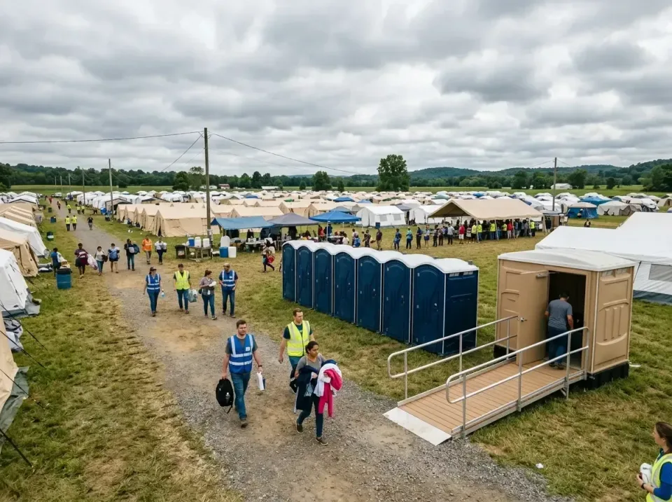 disaster-relief-camp-restrooms-010 — frequently asked questions, Dumpster & Portable Bathrooms Rental in Veneta, OR